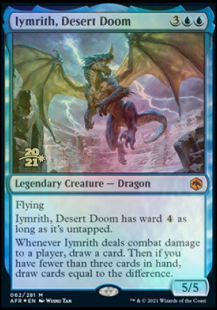 Iymrith, Desert Doom [Dungeons & Dragons: Adventures in the Forgotten Realms Prerelease Promos] Magic: The Gathering