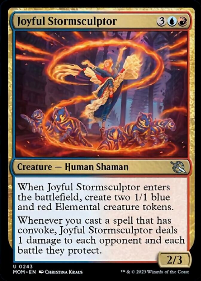 Joyful Stormsculptor [March of the Machine] Magic: The Gathering