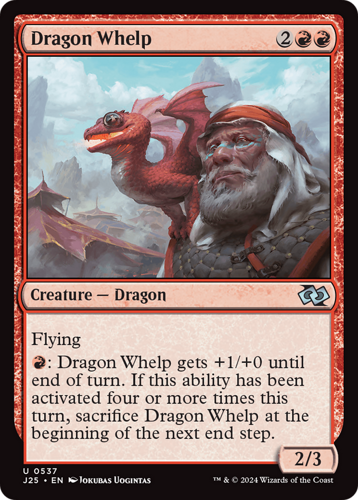 Dragon Whelp [Foundations Jumpstart] Magic: The Gathering