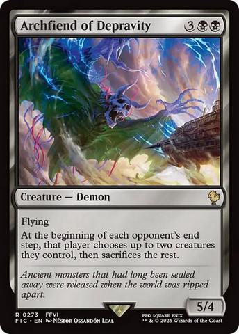 Archfiend of Depravity [FINAL FANTASY Commander] Magic: The Gathering