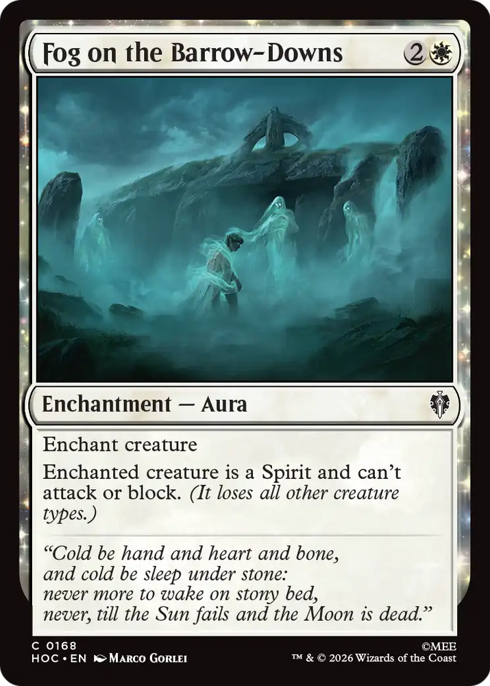 Fog on the Barrow-Downs [The Hobbit: Eternal-Legal] Magic: The Gathering