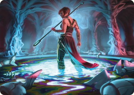 Melira, the Living Cure Art Card [Phyrexia: All Will Be One Art Series] Magic: The Gathering