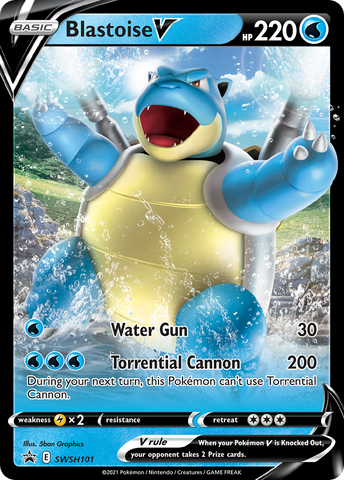 Blastoise V (SWSH101) [Sword & Shield: Black Star Promos] Pokémon
