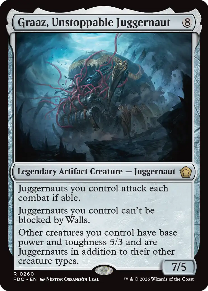 Graaz, Unstoppable Juggernaut [Foundations Commander] Magic: The Gathering