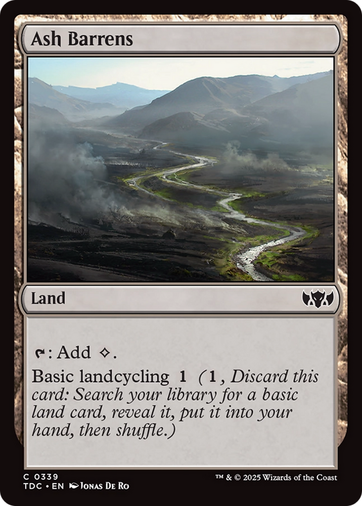 Ash Barrens [Tarkir: Dragonstorm Commander] Magic: The Gathering