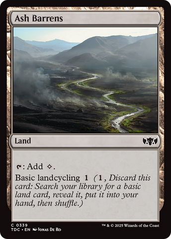 Ash Barrens [Tarkir: Dragonstorm Commander] Magic: The Gathering