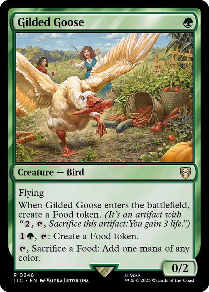 Gilded Goose [The Lord of the Rings: Tales of Middle-Earth Commander] Magic: The Gathering
