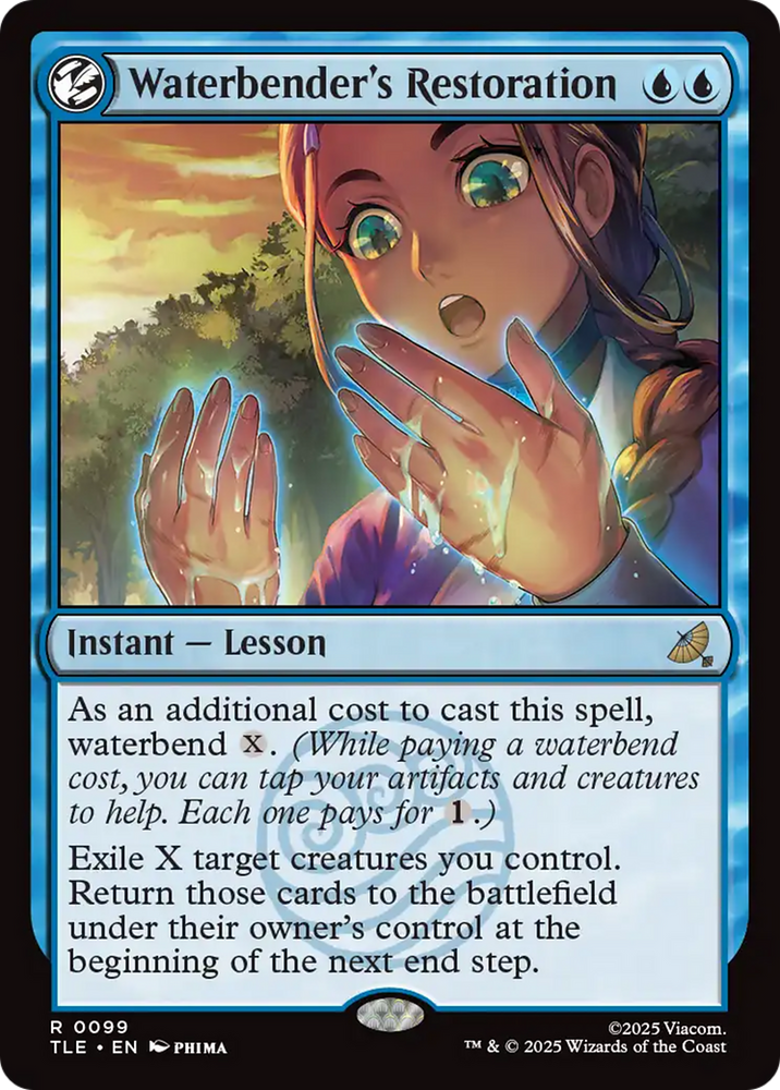 Waterbender's Restoration [Avatar: The Last Airbender: Eternal-Legal] Magic: The Gathering