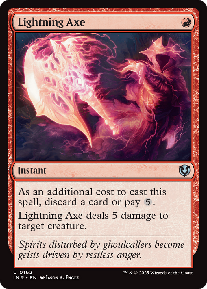 Lightning Axe [Innistrad Remastered] Magic: The Gathering