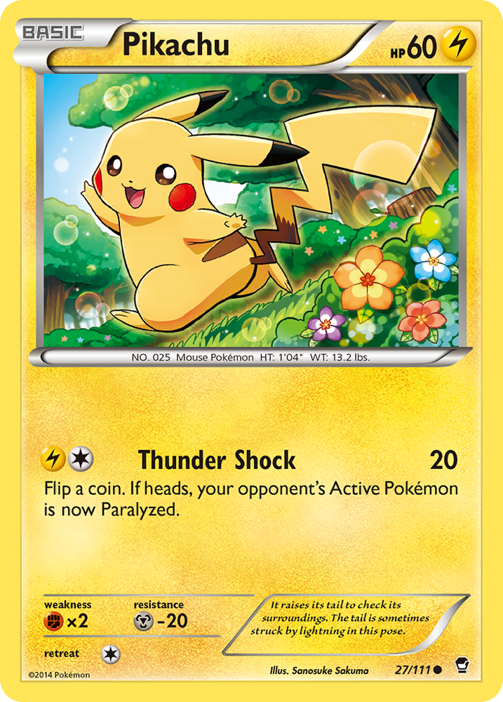 Pikachu (27/111) [XY: Furious Fists] Pokémon