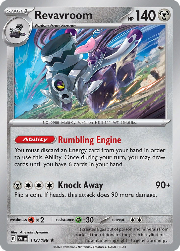 Revavroom (142/198) (Theme Deck Exclusive) [Scarlet & Violet: Base Set] Pokémon