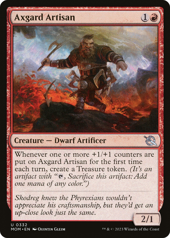 Axgard Artisan [March of the Machine] Magic: The Gathering