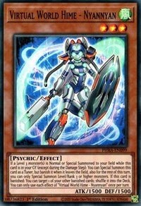 Virtual World Hime - Nyannyan [PHRA-EN099] Super Rare Yu-Gi-Oh!