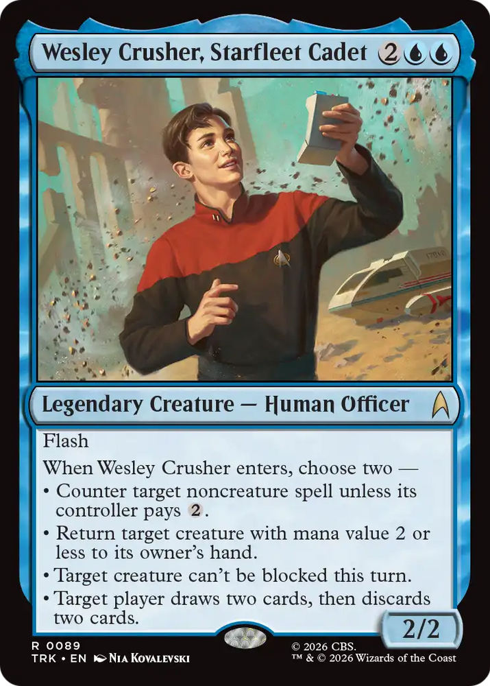 Wesley Crusher, Starfleet Cadet [Star Trek] Magic: The Gathering