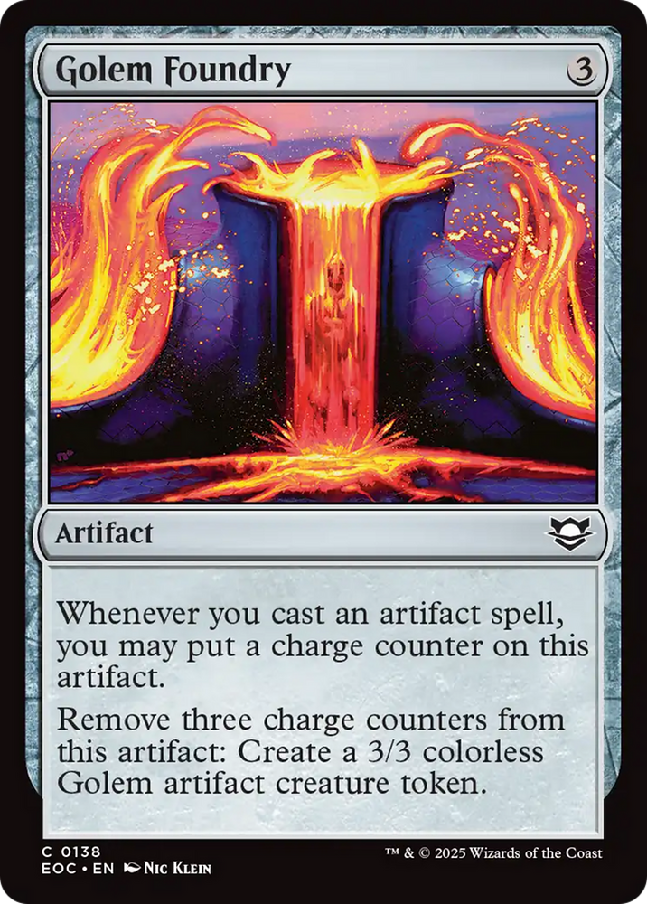 Golem Foundry [Edge of Eternities Commander] Magic: The Gathering