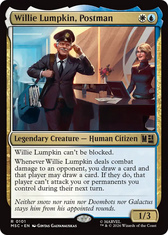 Willie Lumpkin, Postman [Marvel Super Heroes Commander] Magic: The Gathering