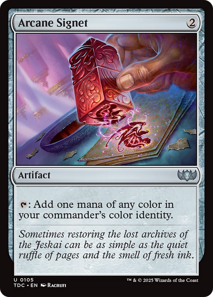 Arcane Signet [Tarkir: Dragonstorm Commander] Magic: The Gathering