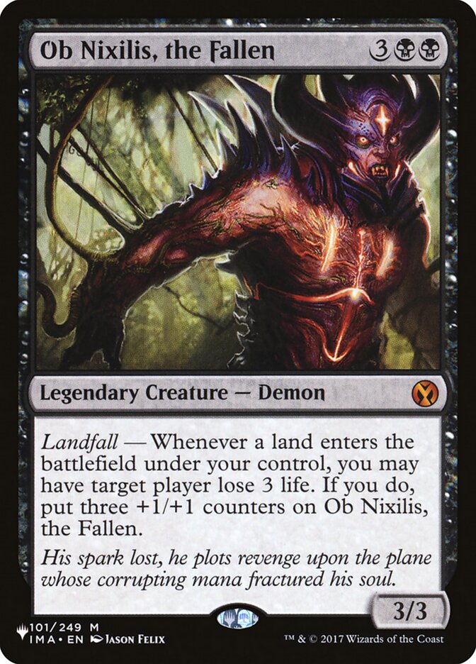 Ob Nixilis, the Fallen [The List] Magic: The Gathering