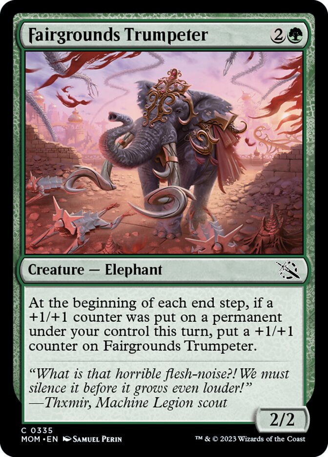 Fairgrounds Trumpeter [March of the Machine] Magic: The Gathering