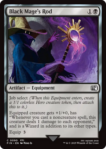Black Mage's Rod [FINAL FANTASY] Magic: The Gathering