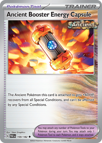 Ancient Booster Energy Capsule (159/182) [Scarlet & Violet: Paradox Rift] Pokémon