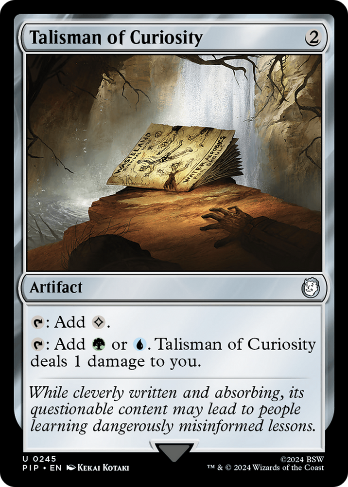 Talisman of Curiosity [Fallout] Magic: The Gathering