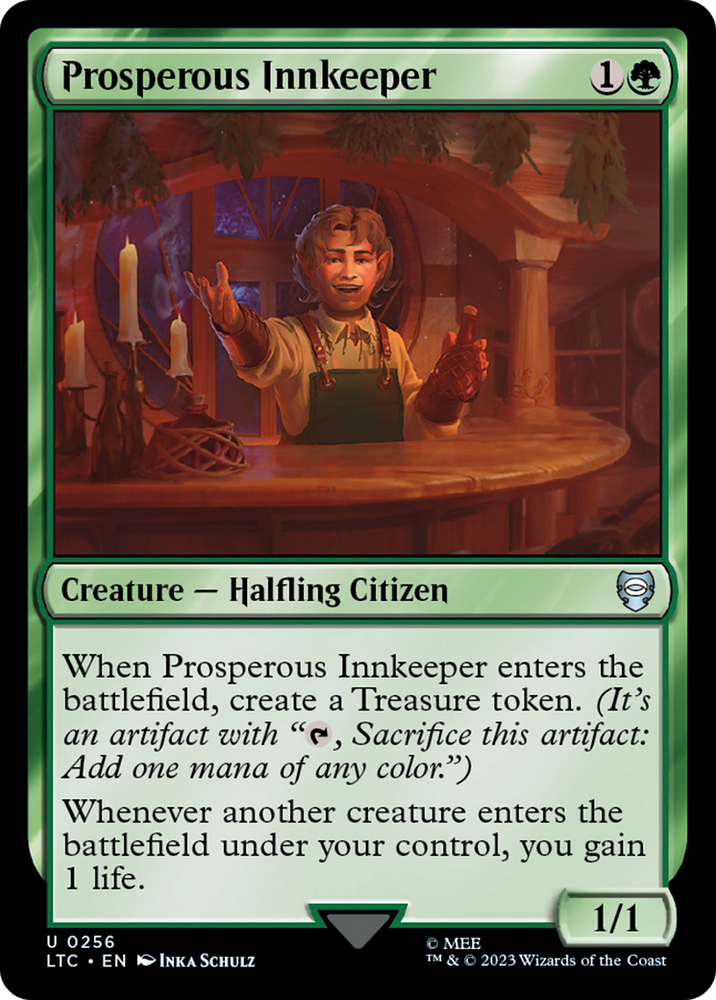 Prosperous Innkeeper [The Lord of the Rings: Tales of Middle-Earth Commander] Magic: The Gathering