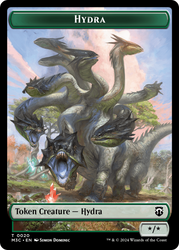 Hydra // Boar Double-Sided Token [Modern Horizons 3 Commander Tokens] Magic: The Gathering