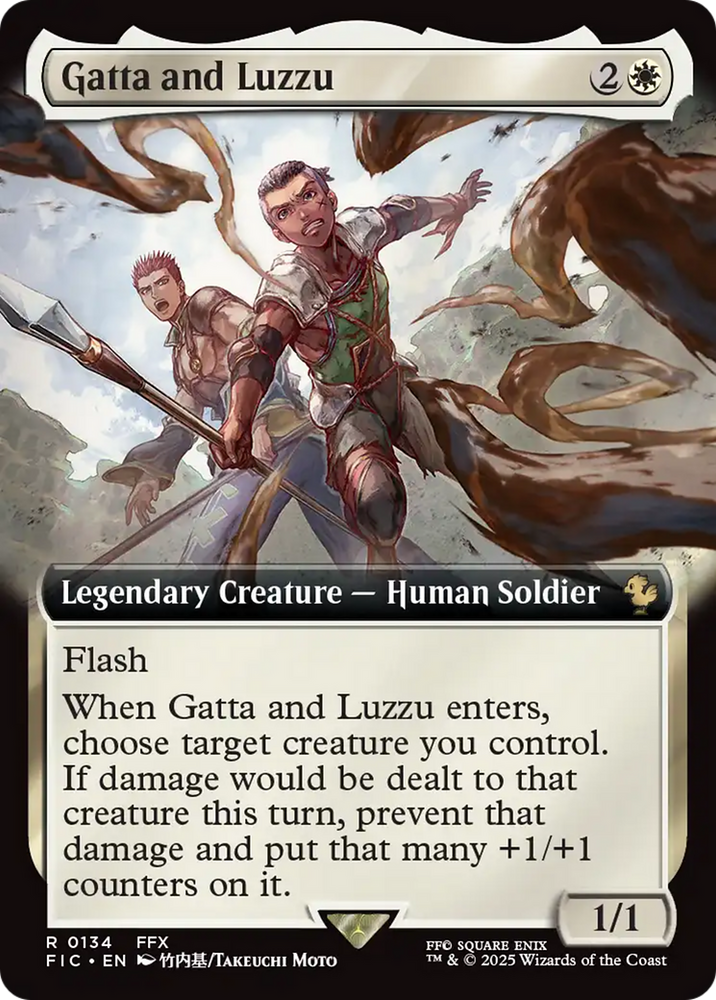 Gatta and Luzzu (Extended Art) [FINAL FANTASY Commander] Magic: The Gathering