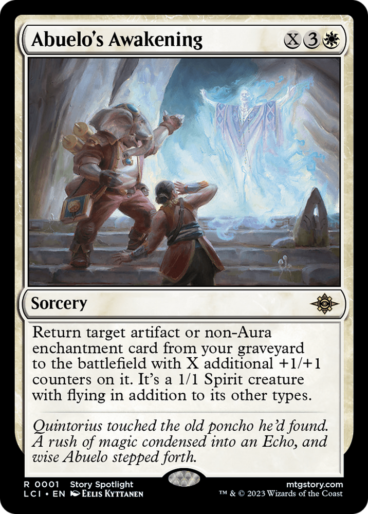 Abuelo's Awakening [The Lost Caverns of Ixalan] Magic: The Gathering