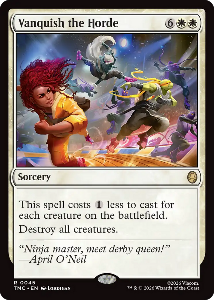 Vanquish the Horde [Teenage Mutant Ninja Turtles Commander] Magic: The Gathering