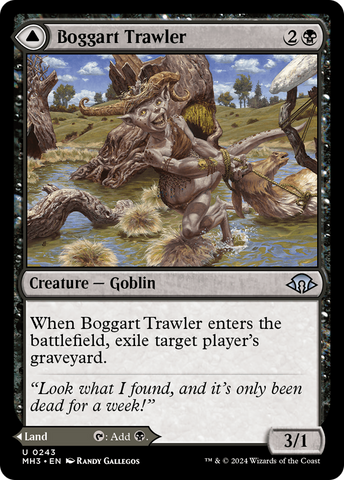 Boggart Trawler // Boggart Bog [Modern Horizons 3] Magic: The Gathering