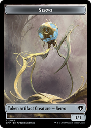 Soldier // Servo Double-Sided Token [Commander Masters Tokens] Magic: The Gathering