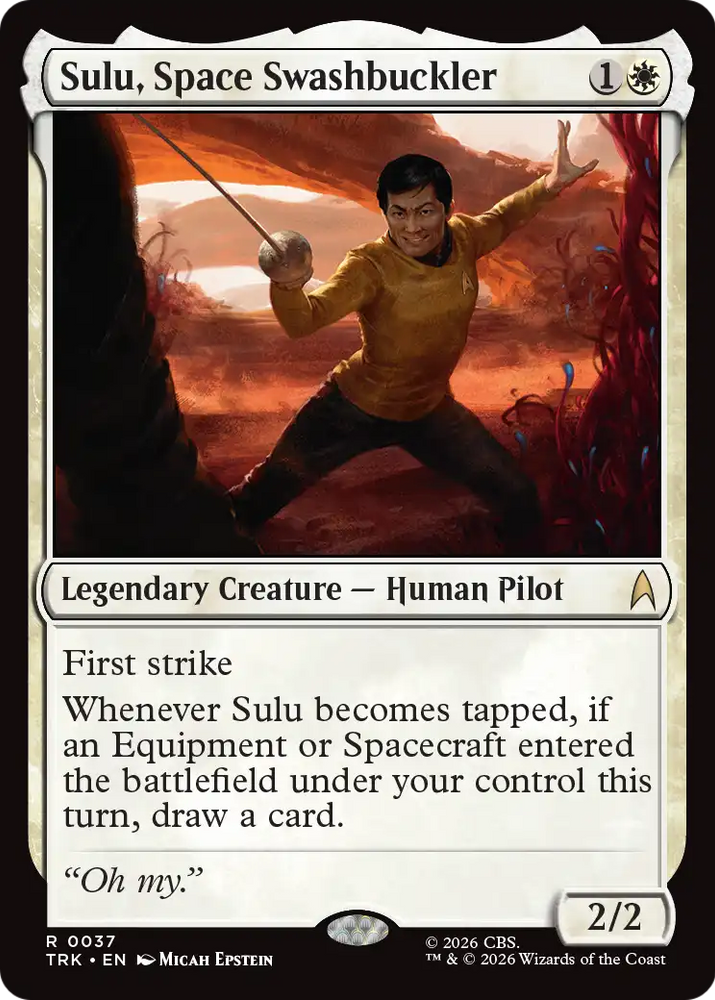 Sulu, Space Swashbuckler [Star Trek] Magic: The Gathering