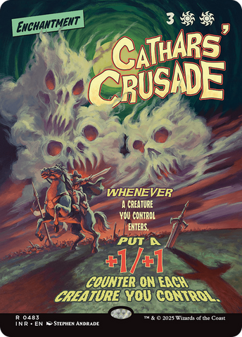Cathars' Crusade (Showcase) [Innistrad Remastered] Magic: The Gathering