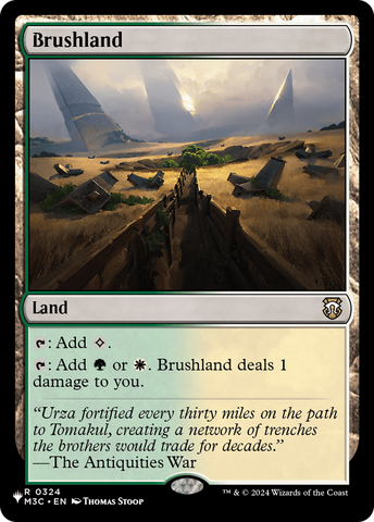 Brushland (M3C) [The List] Magic: The Gathering