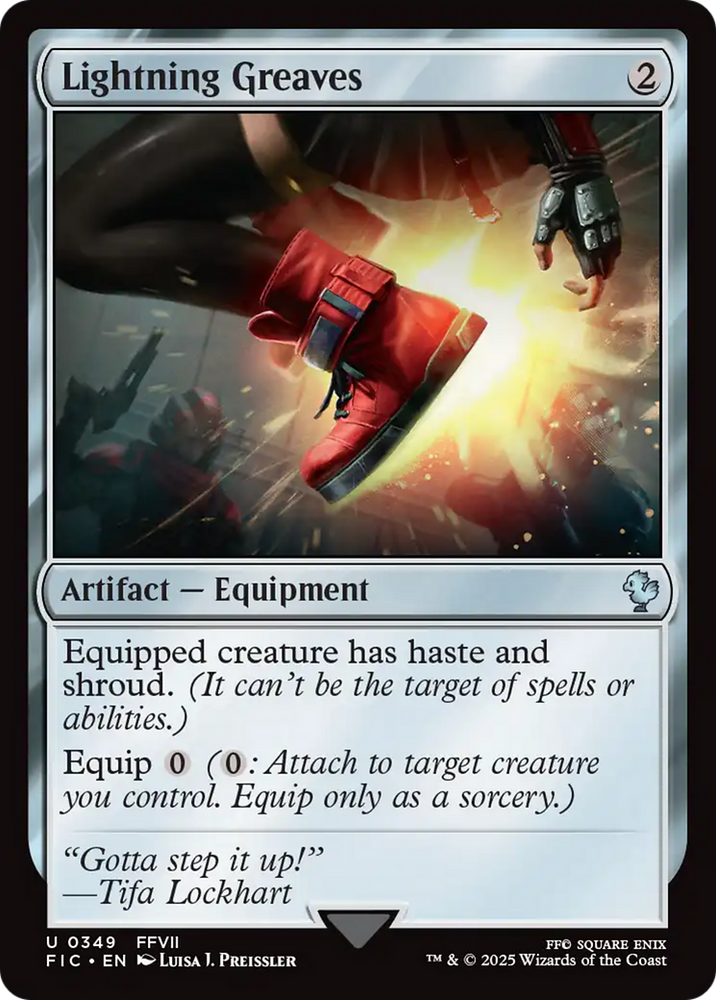 Lightning Greaves [FINAL FANTASY Commander] Magic: The Gathering