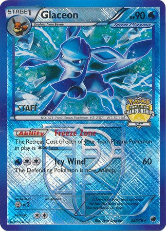 Glaceon (023/116) (City Championships) (Staff) [League & Championship Cards] Pokémon