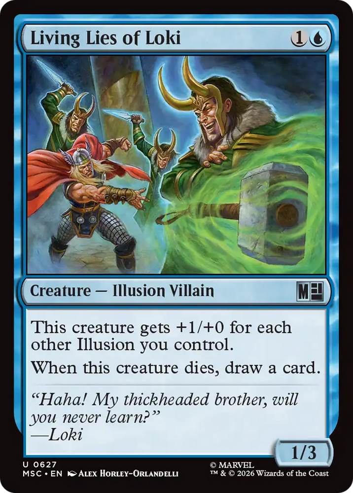 Living Lies of Loki [Marvel Super Heroes Commander] Magic: The Gathering