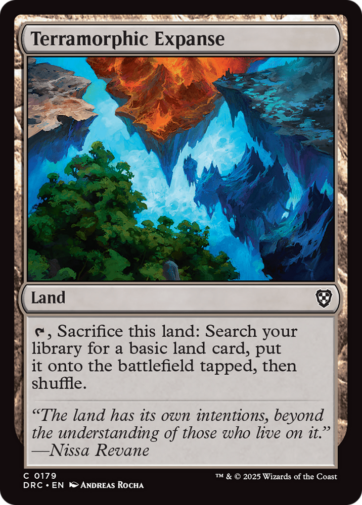 Terramorphic Expanse [Aetherdrift Commander] Magic: The Gathering