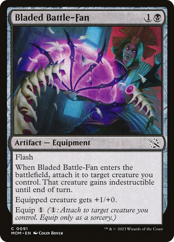Bladed Battle-Fan [March of the Machine] Magic: The Gathering