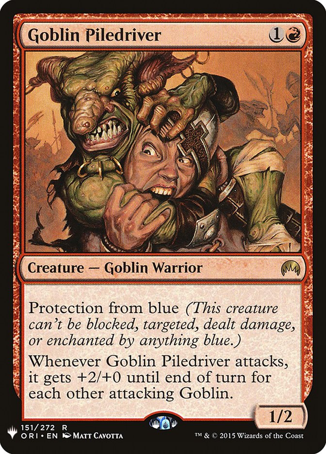 Goblin Piledriver [Mystery Booster] Magic: The Gathering