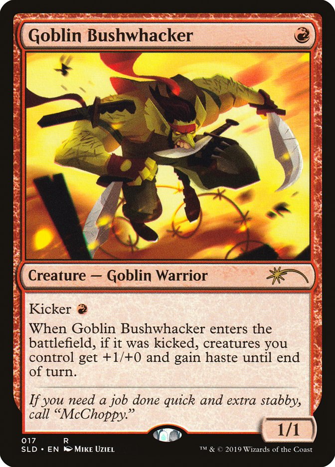 Goblin Bushwhacker [Secret Lair Drop Series] Magic: The Gathering