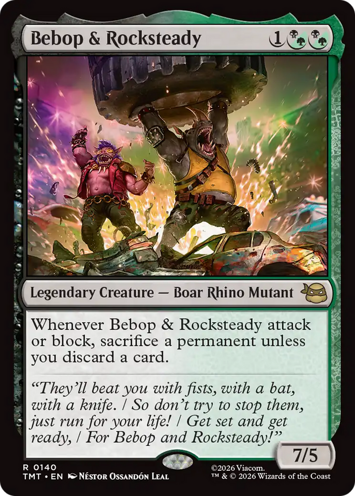 Bebop & Rocksteady [Teenage Mutant Ninja Turtles] Magic: The Gathering