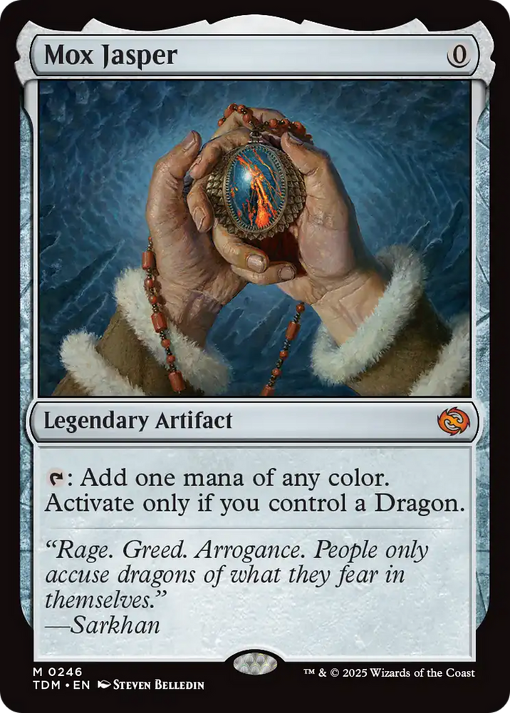Mox Jasper [Tarkir: Dragonstorm] Magic: The Gathering