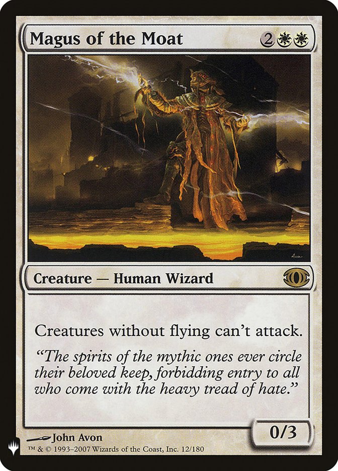 Magus of the Moat [Mystery Booster] Magic: The Gathering