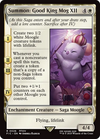 Summon: Good King Mog XII [FINAL FANTASY Commander] Magic: The Gathering