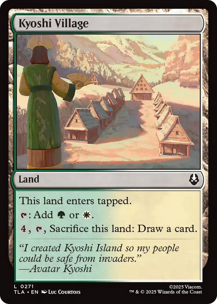 Kyoshi Village [Avatar: The Last Airbender] Magic: The Gathering