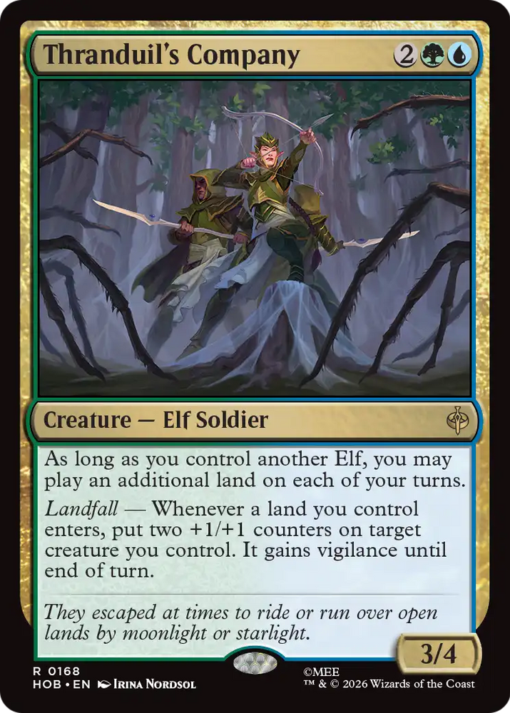 Thranduil's Company [The Hobbit] Magic: The Gathering