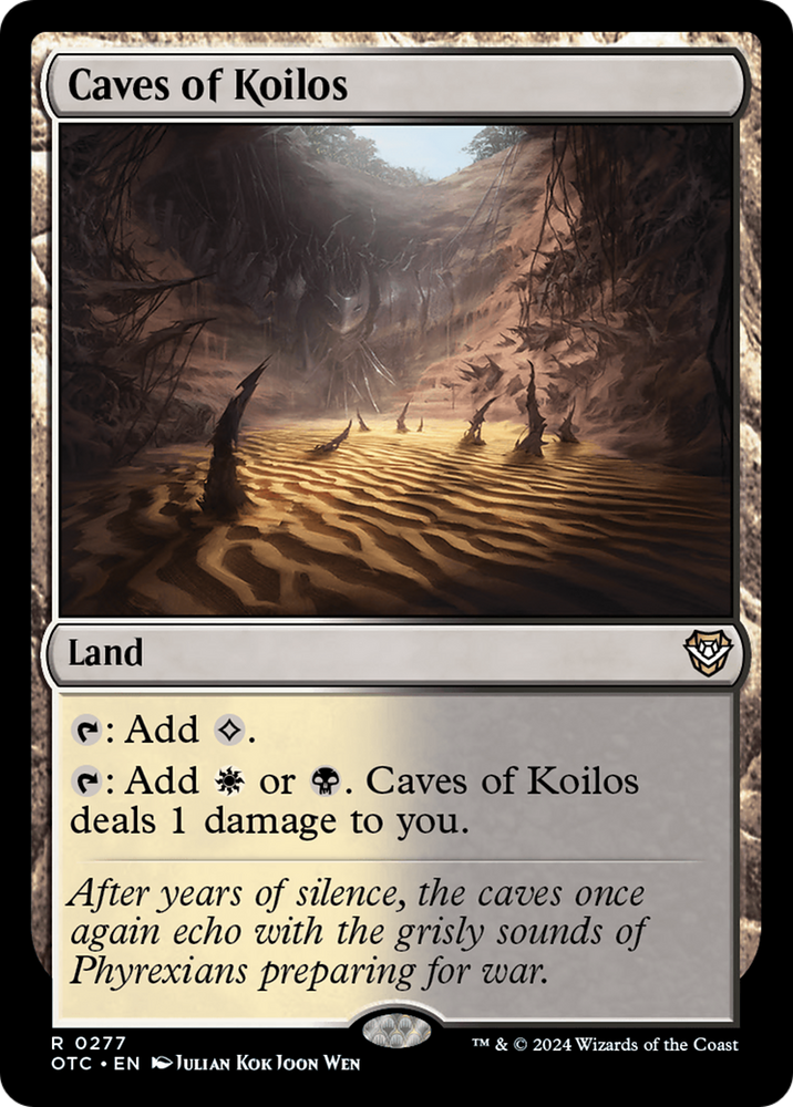 Caves of Koilos [Outlaws of Thunder Junction Commander] Magic: The Gathering